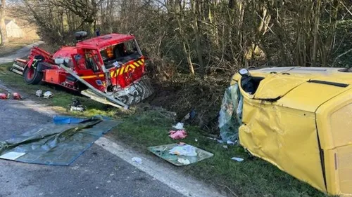 Un homme héliporté à Reims après une collision avec un camion de...
